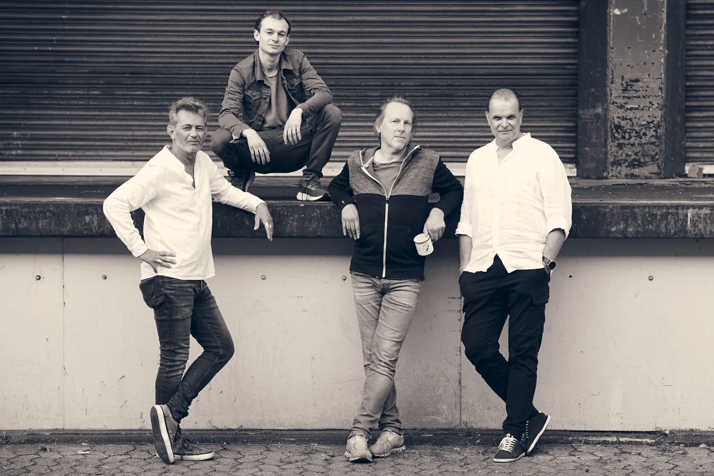 Tamino Monka, Thorsten Jüttner, Matz Binder und Carsten Schaffors